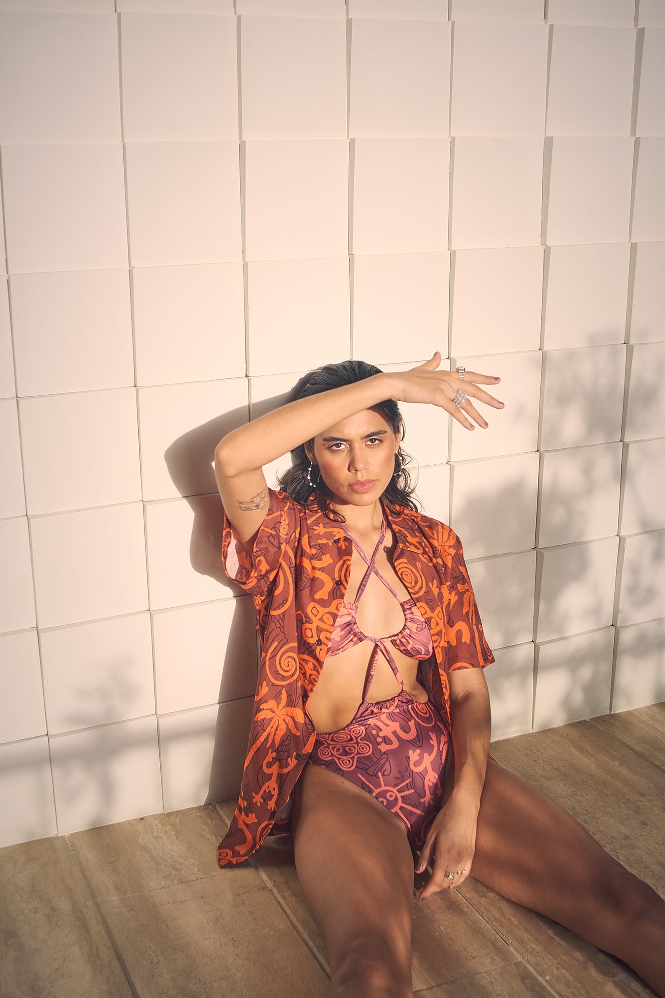 Luca Shirt | Taíno print