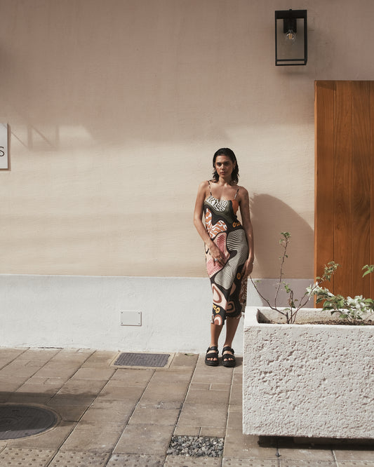 Olivia Slip Dress | Pajilla print