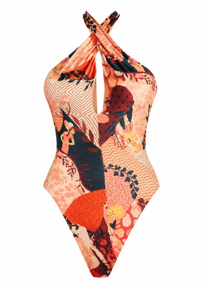 Valeria Onepiece Muñeca Print | By The Water