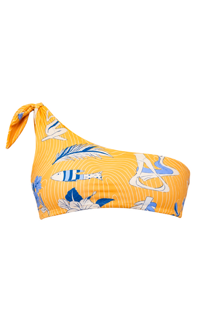 Catalina Bikini Top | Madera Print
