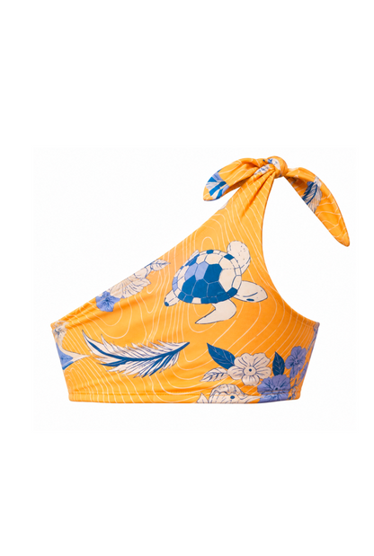 Catalina Bikini Top | Madera Print